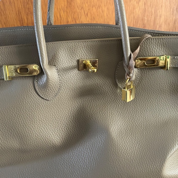 Italian leather Firkin - Picture 7 of 10